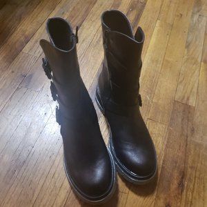 Mia Seth Lug Sole Combat boots
